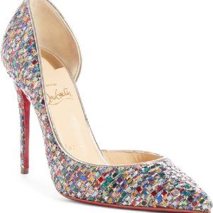 Christian Louboutin Iriza100 multi light gold 35